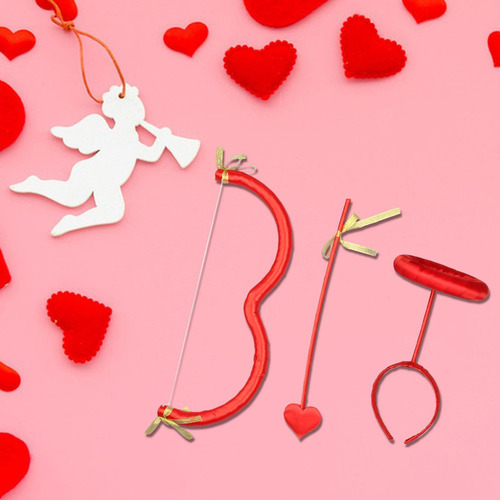 Cupido Arco Y Flechas Mini Arco Cupido Con Diadema Espumas