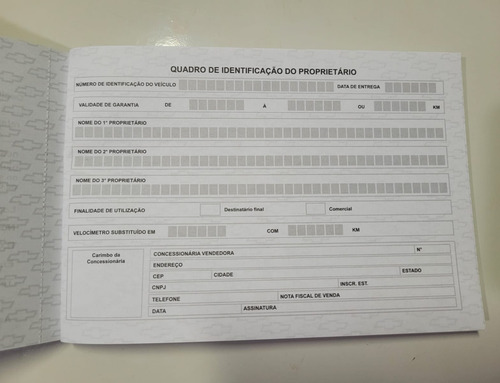 Manual Do Proprietário Do Gm Onix 2022/2023 Original