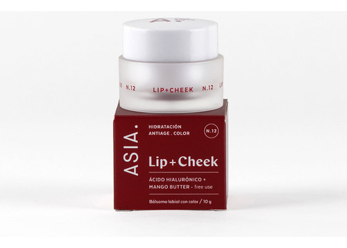 Lip+cheek N.12, Asia Skincare, Tinte Blackberry Antiage
