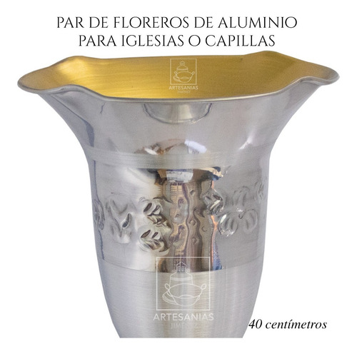 Floreros O Jarrones 40 Cm (par) Iglesia O Capilla