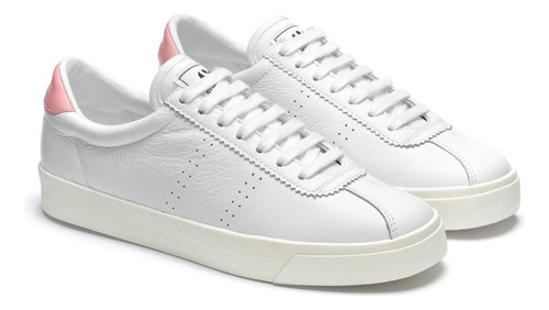 Zapatilla 2843 Club S Comfort Leather Afy-white-pink