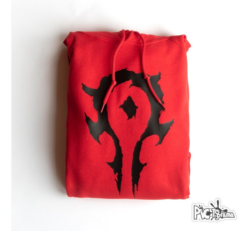 Buzo Con Capota Games - World Of Warcraft - Horde - Buso