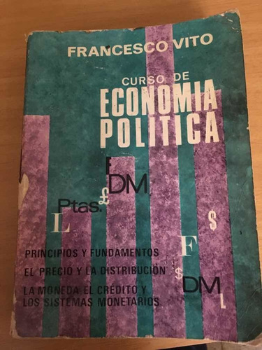 Economía Política De Francesco Vito  Remate Libros