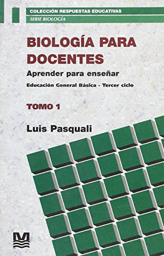 Libro Biologia Para Docentes Aprender Para Enseñar Tomo 1 De