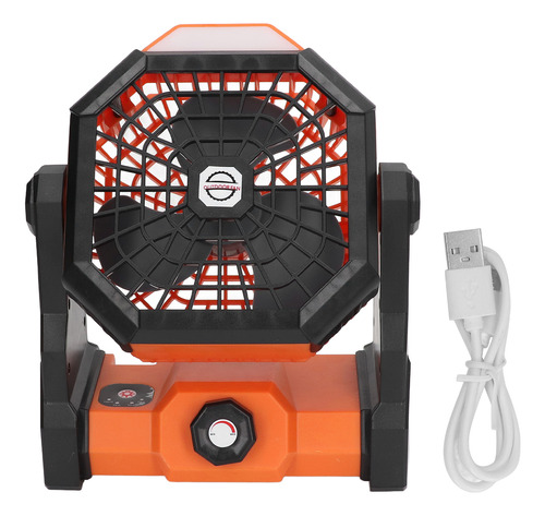 Ventilador De Camping Recargable Portátil Para Exteriores, V