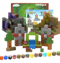 Comprar Crafties Bloque De Construcción Juguete De Minecraft 100 Pz
