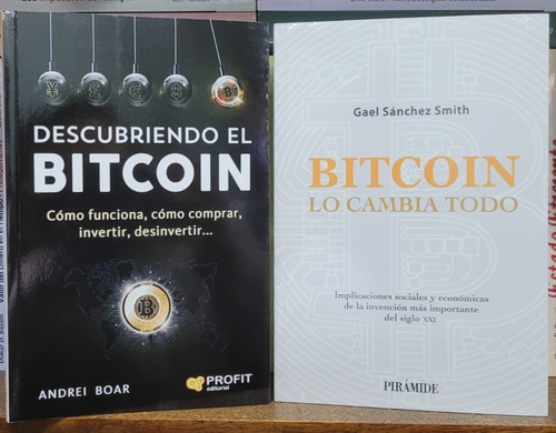 Libro Pack Descubriendo El Bitcoin + Bitcoin Lo Cambia Todo