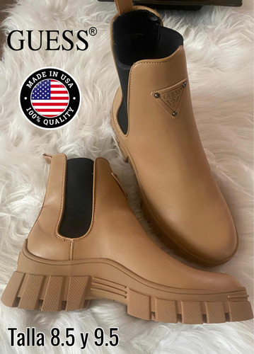 Botas Beige Guess Original Americana Talla 8.5 Y 9.5 Oferta 