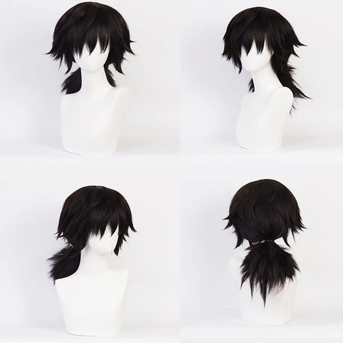 W Disfraz De Cosplay De Tomioka Yoshio De Demon Slayer Con Pel