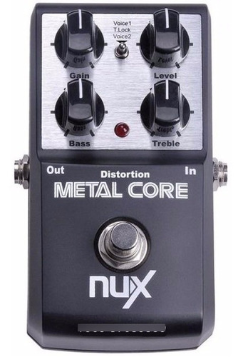 Nux Metal Core Pedal Efecto Distorsión