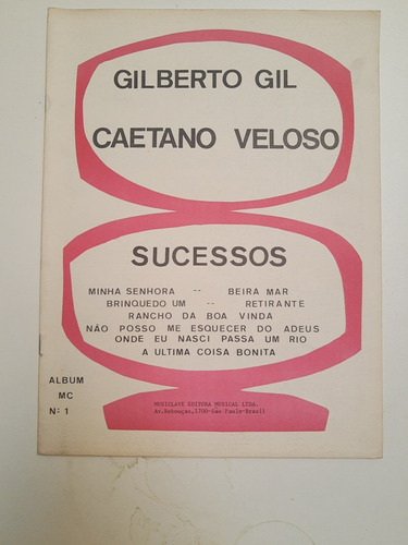 Sucessos - Gilberto Gil Y Caetano Veloso - L413