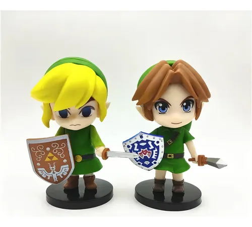 Miniaturas Kit 6 The Legend Of Zelda Link Game Figure 10 cm