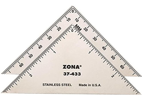 Zona 37433 Triangulo De Acero Inoxidable De 3 Pulgadas