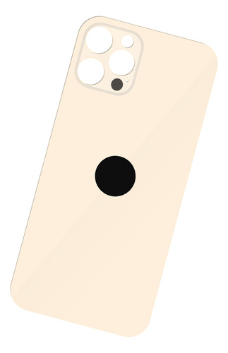 Tapa Trasera Compatible Con iPhone 12 Pro A2407 A2341 A2406 A2408 Color Dorado Slim Company