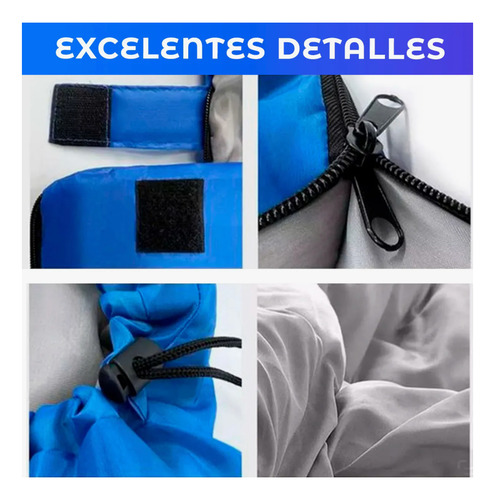 Bolsa De Dormir Termica Camping Campamento Liviana Capucha Verde Musgo