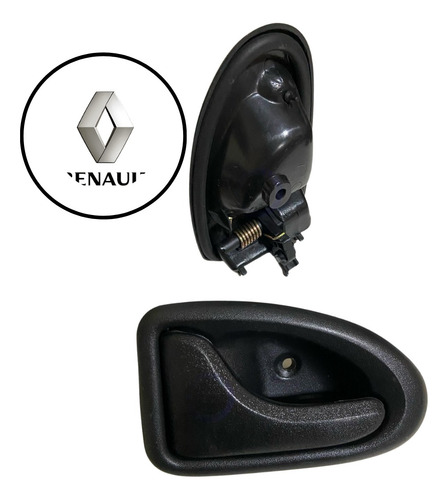 Jogo 2 Maçanetas Puxador Interno Clio Megane Scenic Symbol