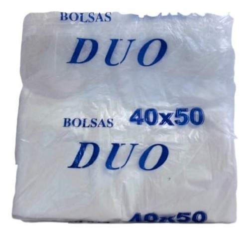 Bulto Bolsa Camiseta Duo Inpla 40x50 X 20 Paquetes