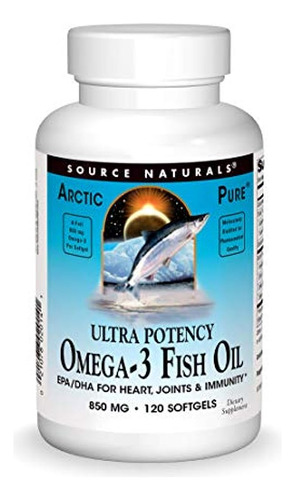 Source Naturals Arcticpure Ultra Potency 850 Mg Omega-3 Fish