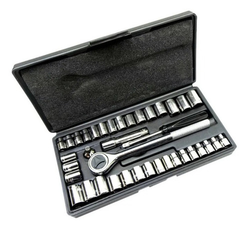 Juego De Matraca Con Dados Y Estuche 39 Piezas