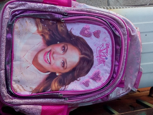 Mochila De Disney De Violetta Estado Regular