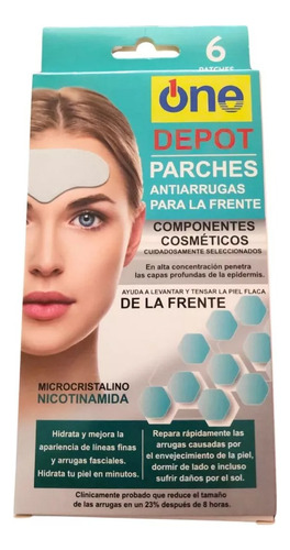6 Parches Antiarrugas Para La Frente Microcristalino Nicotin