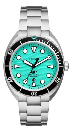 Reloj Fossil Breaker Fs6066 De Cuarzo Y Acero Inox., 42 Mm