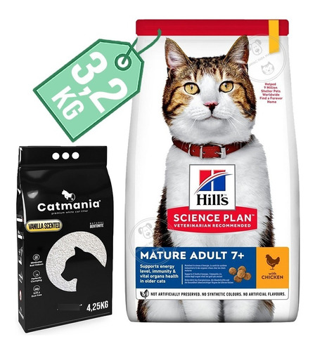 Hills Gato Adulto +7 Mature Longevity 3.2 Kg