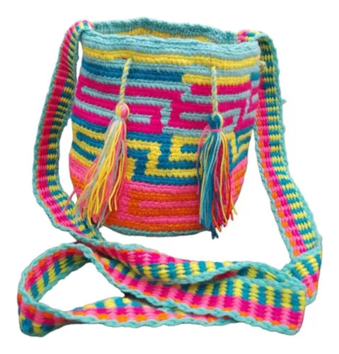 Mochila Wayuu Pequeña Colores 