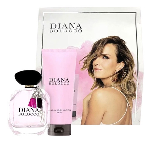 Set Perfume Diana Bolocco Edp 100 Ml + Hand Body Lotion 