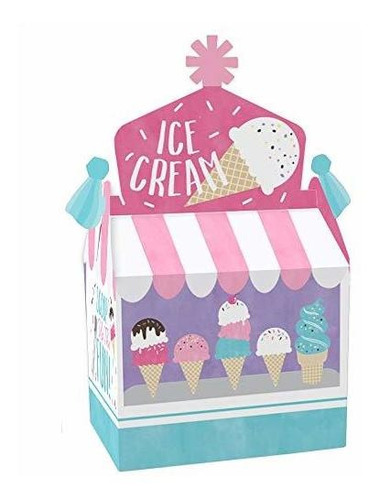 Scoop Up The Fun Ice Cream Treat Box Party Favors Sprin...