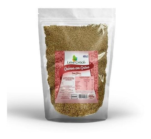 Quinoa Em Grãos Sem Glúten Leve Crock 200g