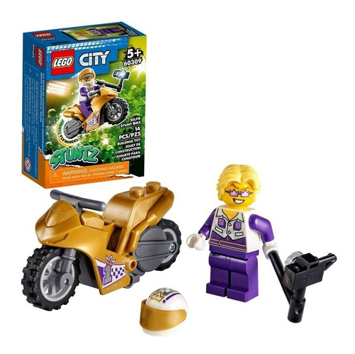 Kit De Construcción Lego City Moto Acrobática Selfi 60309 Cantidad de piezas 14