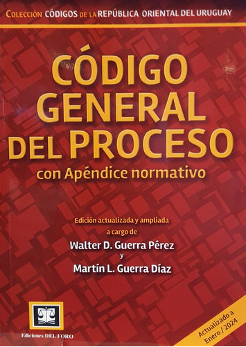 Codigo General Del Proceso Actualizado, De Vv.aa. Editorial Del Foro, Tapa Blanda, Edición 1 En Español