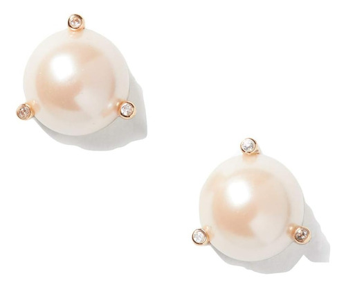 Pendientes Kate Spade New York Rise And Shine Pearl (rosa)