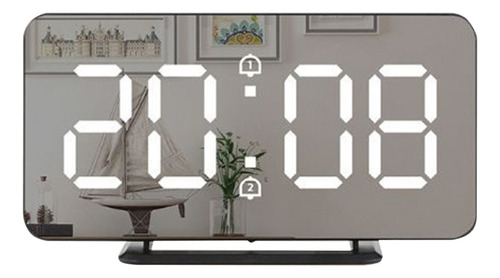 Oferta Limitada Lazy Alarm Clock Led Con Espejo De Temperatu