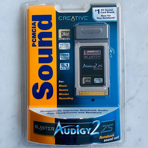 Tarjeta Pcmcia Sound Blaster Creative Audigy 2 Zs Óptical