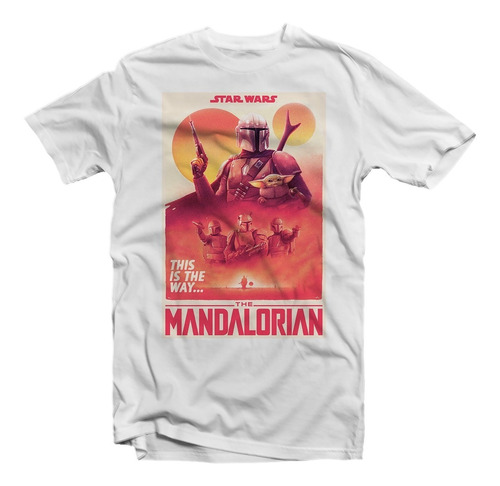 Remera Star Wars  Mandalorian This Is The Way White