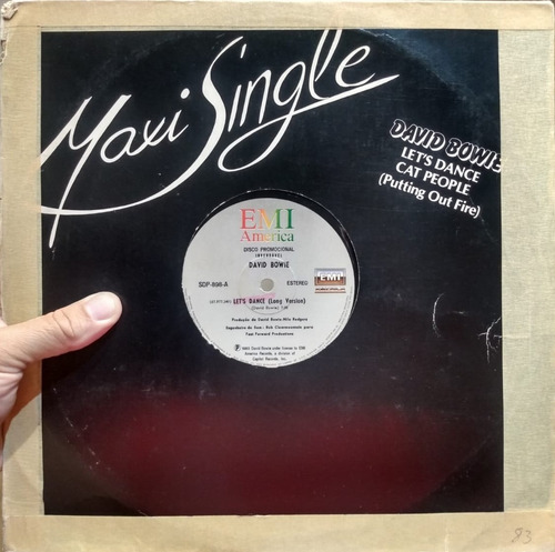 Disco Vinil Lote David Bowie 2 Promos Lets Dance + Absolute (Usado)
