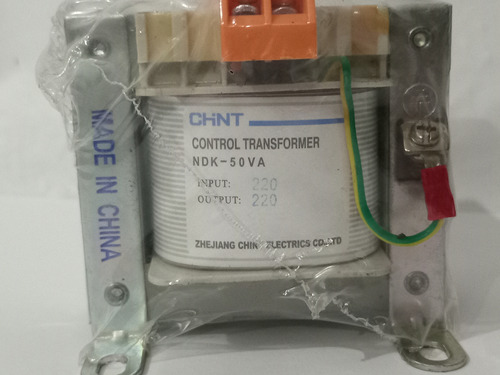 Transformador De Control Ndk-50, In 220-out 220, 50va Chint.