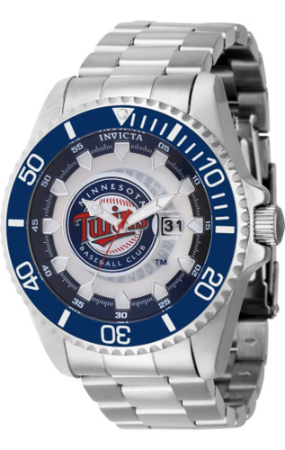 Reloj De Cuarzo Minnesota Twins Para Hombre Con Logotipo De