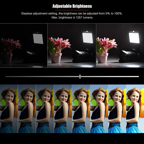 Led Profesional Regulable De Ultra Alta Potencia Para Fotogr