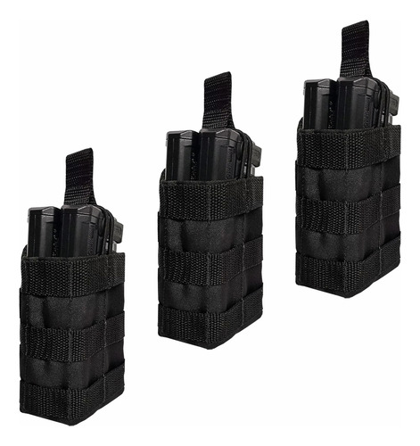 Kit 3 Porta Carregador De Fuzil Modular Mag Duplo 556 E 762