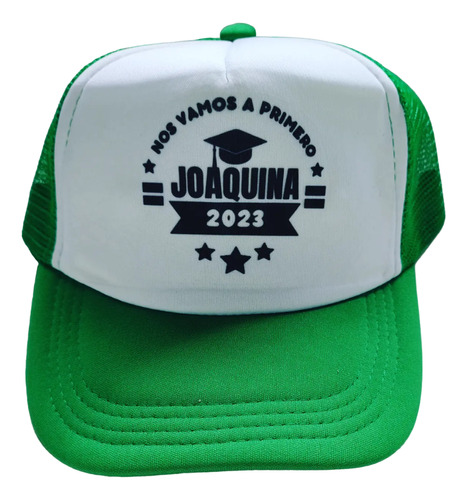 Gorras Personalizadas Sublimadas Egresados Jardín Fiestas