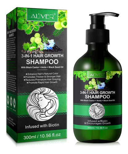 Shampoo Nutre TĂș Cabello Hasta Raiz Y Puntas Aceite Ricino