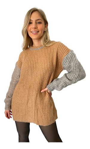 Sweater Basico Mujer Cuello Redondo Dama Clasico