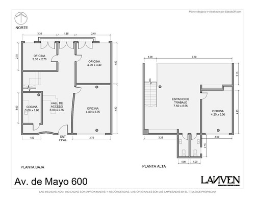 Venta Oficina 6 Ambientes - Microcentro