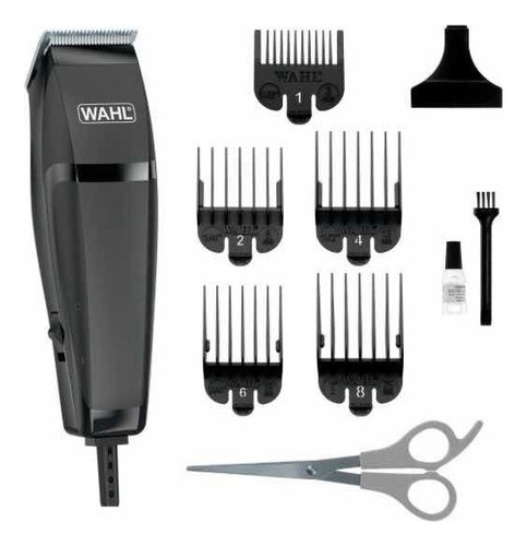Máquina de cortar cabelo Easy Cut Wahl, 10 peças, cor cinza