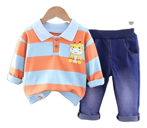 Conjunto Camiseta Polo Jirafa para Bebé / Niño