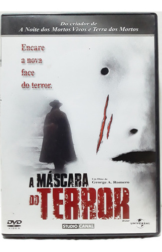 Dvd A Máscara Do Terror ( Vingança Sem Rosto ) George Romero