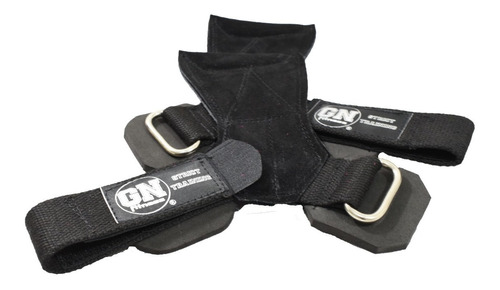 Grips Straps Manopla Con Muñequera Cuero, Carnaza, Piel Gym 